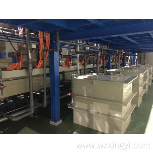 Automobile interior decoration electroplating line equipment